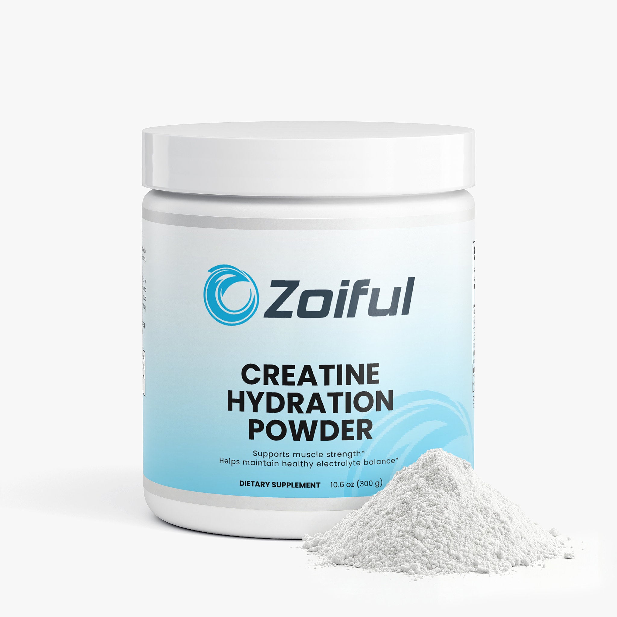 Creatine Hydration Powder supplement facts with creatine monohydrate magnesium sodium and potassium
