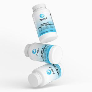 Women's Vitality Formula capsules bottle for women's hormonal wellness support