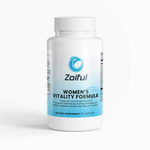 Women's Vitality Formula bottle front label menopause support capsules