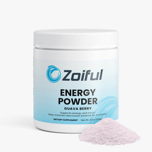 Energy Powder Guava Berry supplement facts and ingredients label