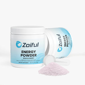 Energy Powder Guava Berry side view pre-workout powder container