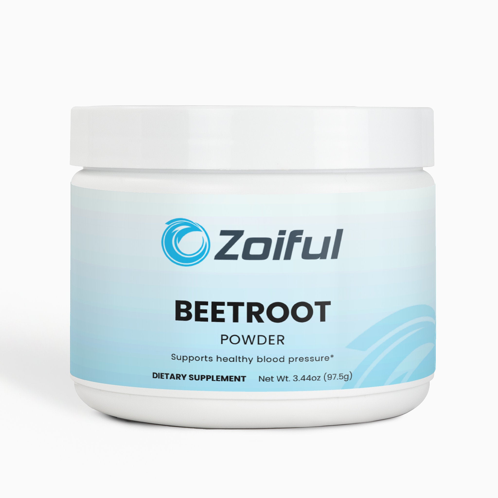Beetroot Powder for post-workout recovery by Zoiful Wellness front label