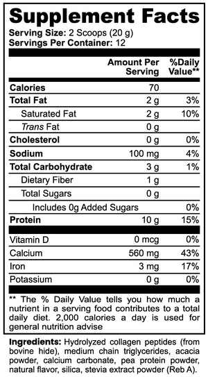 Grass-Fed Collagen Creamer Vanilla lifestyle image for coffee and wellness routine