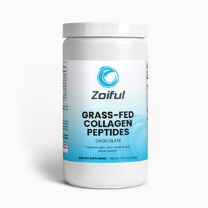 Grass-Fed Collagen Peptides Powder Chocolate front label collagen supplement