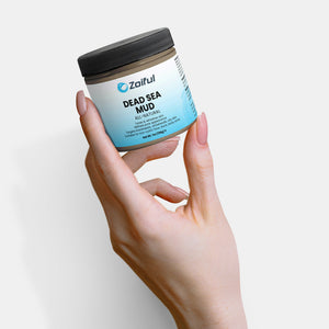 Dead Sea Mud face and body mask packaging side view