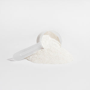 Grass-fed hydrolyzed collagen peptides powder lifestyle image for skin hair nail and joint support