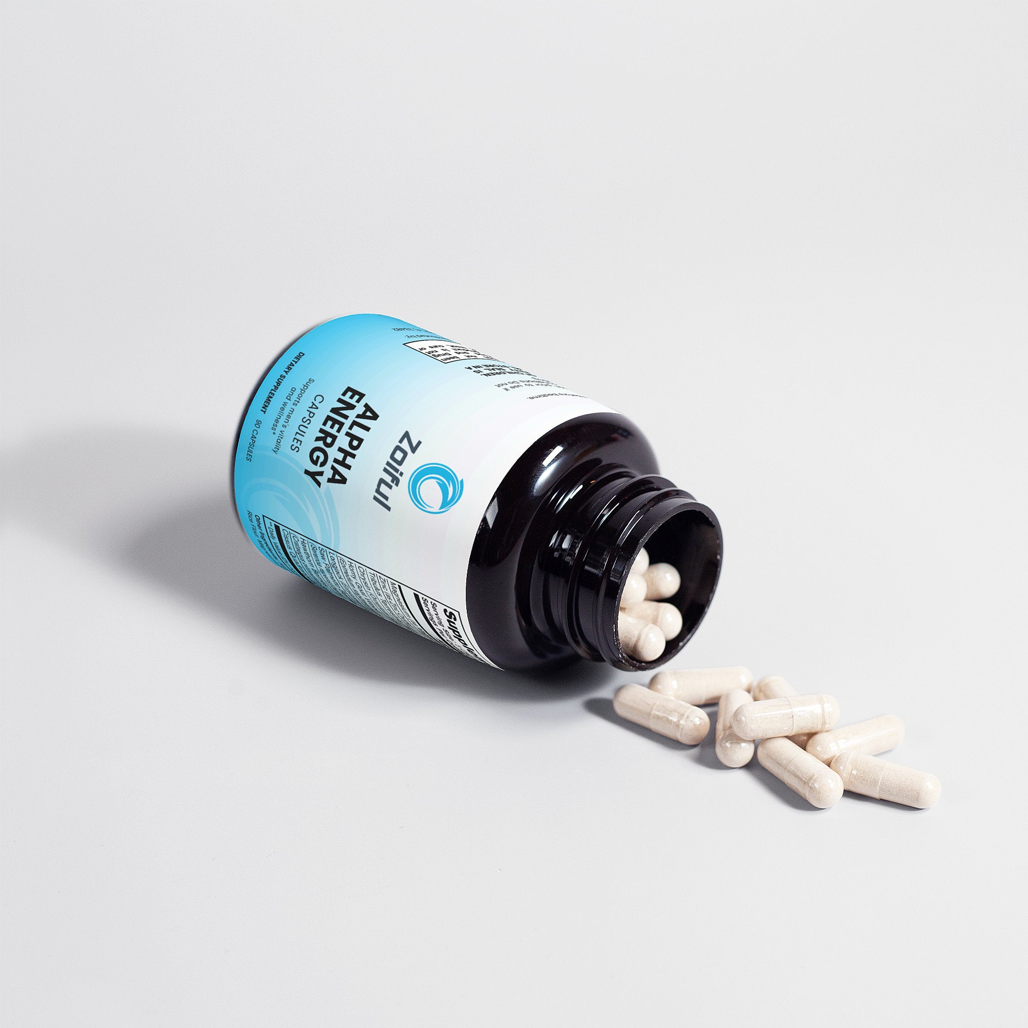 Alpha Energy libido and stamina support capsules packaging