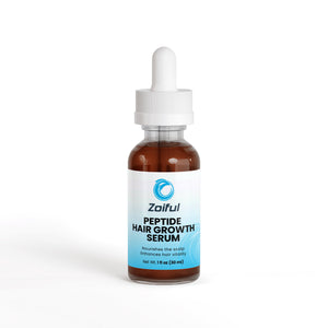 Peptide Hair Growth Serum multi-peptide scalp serum bottle for fuller-looking hair