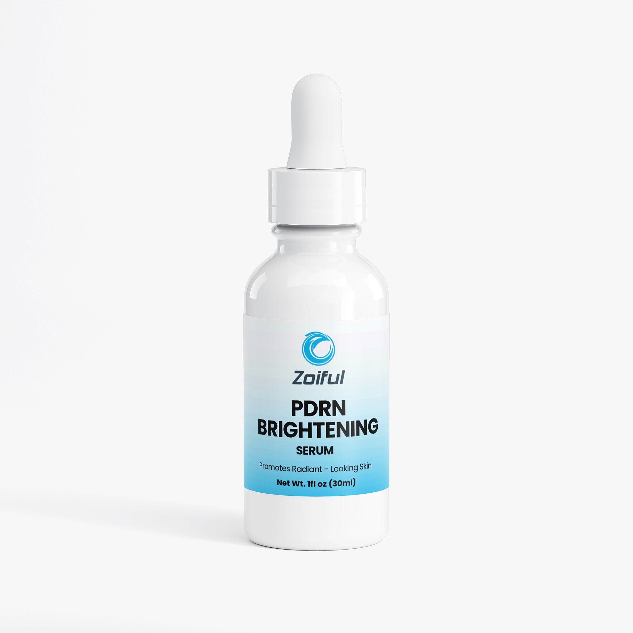 PDRN Brightening Serum bottle, lightweight pdrn serum with peptides for hydrated radiant-looking skin
