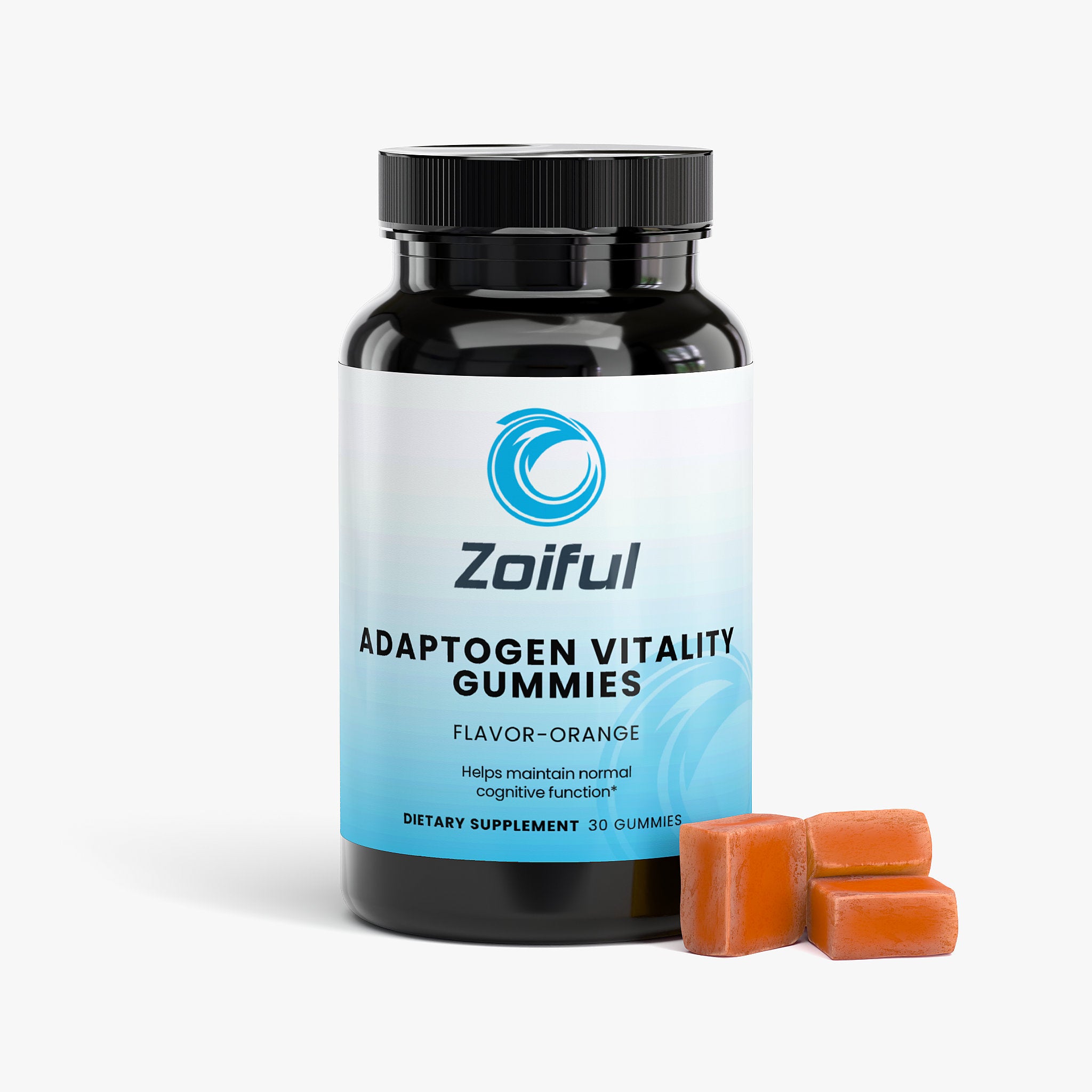 Adaptogen Vitality Gummies orange flavor lion's mane mushroom gummies