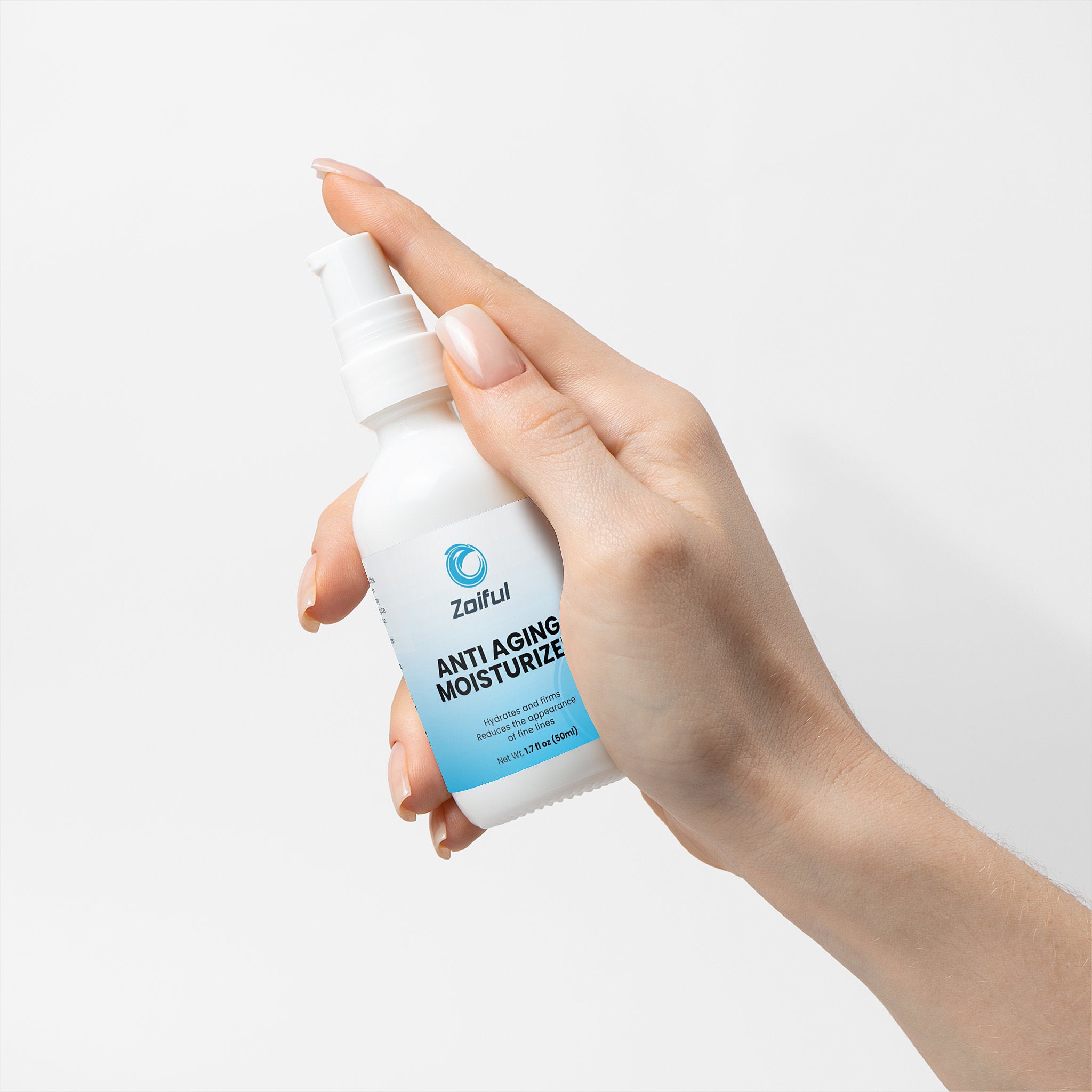 Anti Aging Moisturizer packaging front for facial care routine