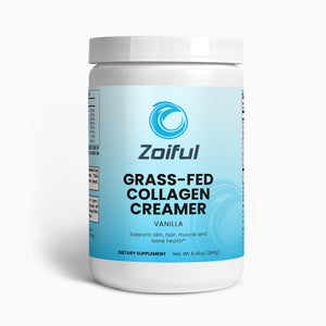 Grass-Fed Collagen Creamer Vanilla collagen coffee creamer front label