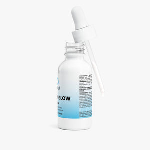 Lightweight Vitamin Glow Serum for face and neck with niacinamide, vitamin C, and panthenol