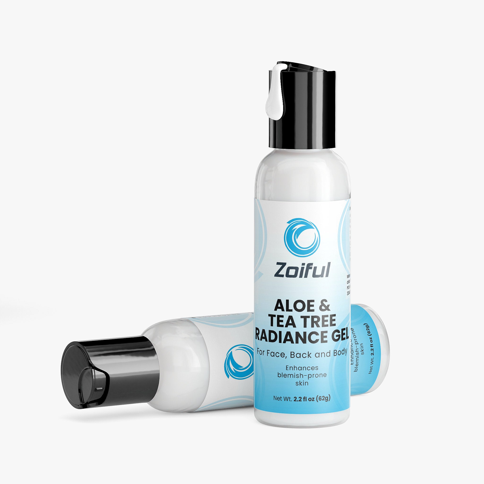 Aloe & Tea Tree Radiance Gel ingredient-focused facial moisturizer gel for balanced-looking skin
