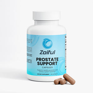 Prostate Support capsules supplement with saw palmetto, pygeum, and lycopene