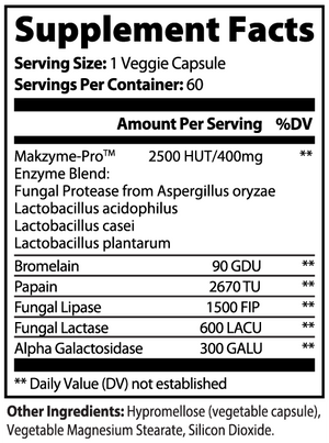 Digestive Enzyme Pro Blend product image for daily digestive support before meals