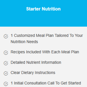 Starter Nutrition